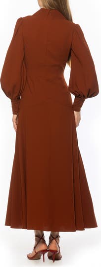 Kate Collared Long Sleeve Maxi Dress