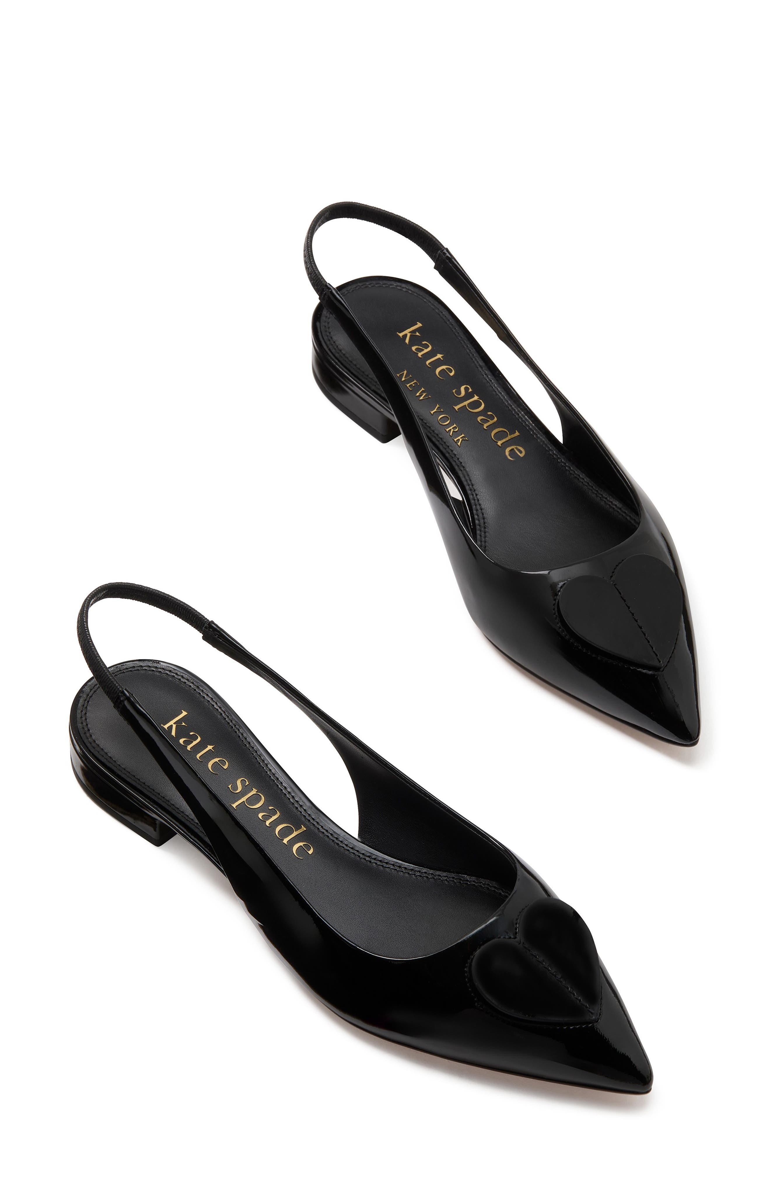 Kate Spade New York lover slingback pointed toe flat, Alternate, color, 