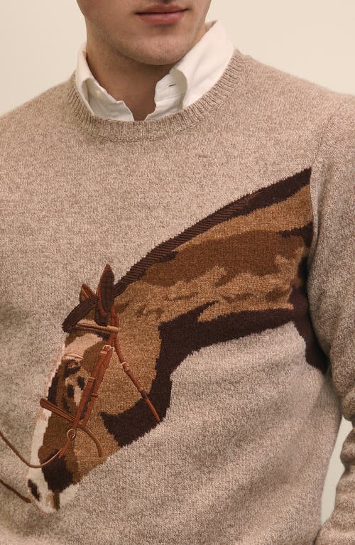 Brooks Brothers Wool Sweater In Brown