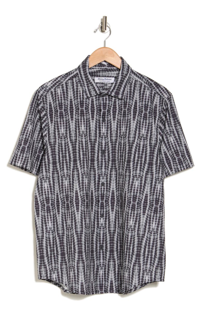Tommy Bahama Bahama Coast Shibori Sands Short Sleeve Button-Up Shirt, Alternate, color,