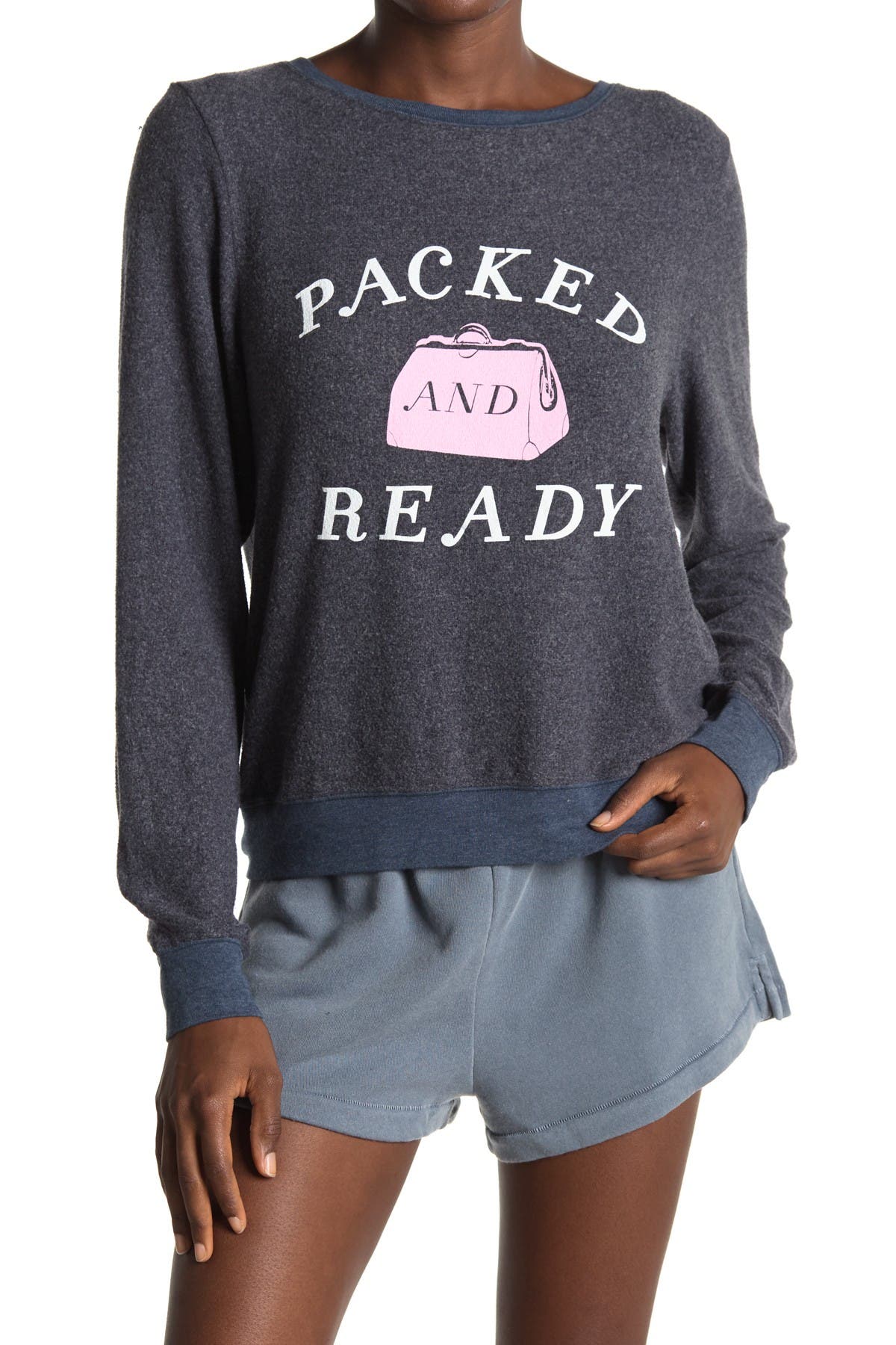 Wildfox Packed & Ready Graphic Pullover (Women) | Nordstromrack
