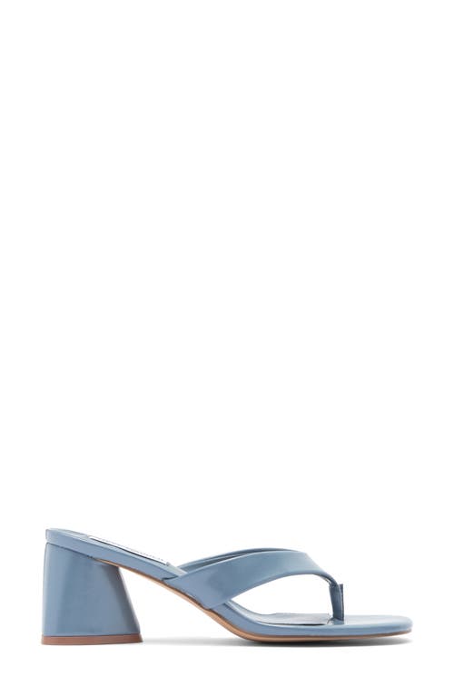 Steve Madden Kitana Block Heel Slide Sandal In Blue