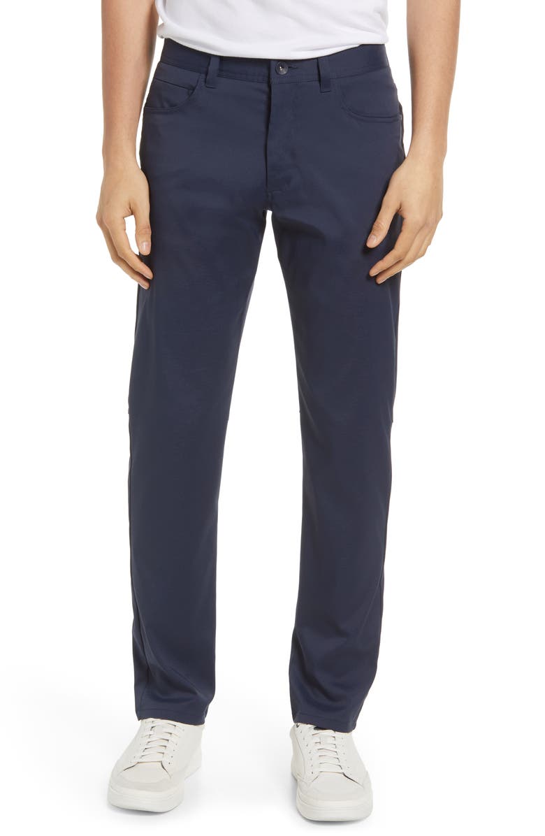 Tommy Bahama IslandZone Stretch Recycled Polyester Performance Pants, Main, color, Dark Eclipse