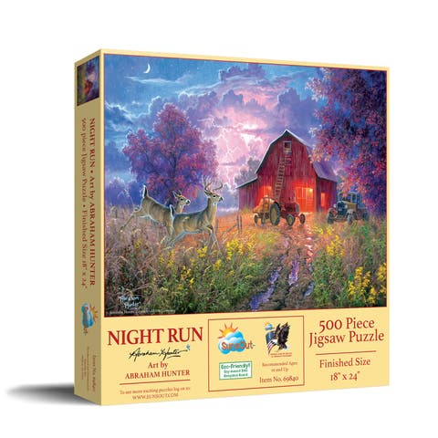 Night Run 500 piece Jigsaw Puzzle for Adults
