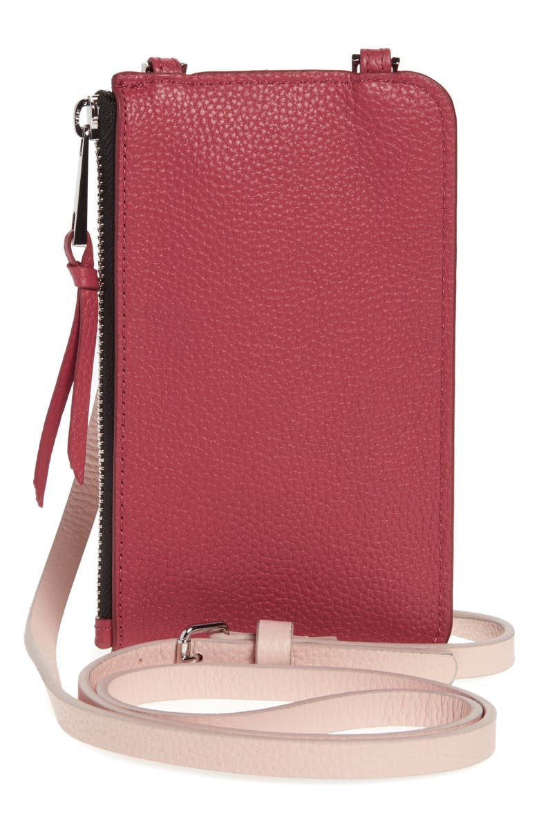 Bandolier Emma Leather iPhone 7/8 & 7/8 Plus Crossbody Case, Alternate, color, 