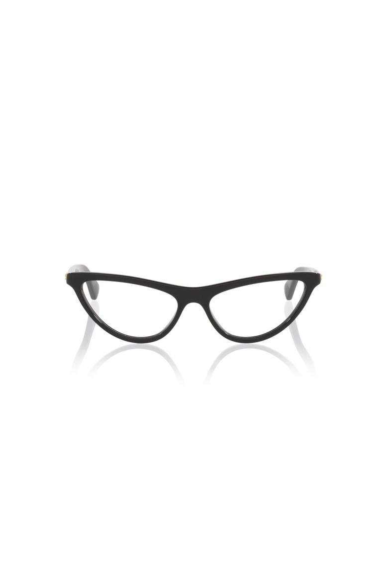 55mm Cat Eye optical glasses, Alternate, color, Black
