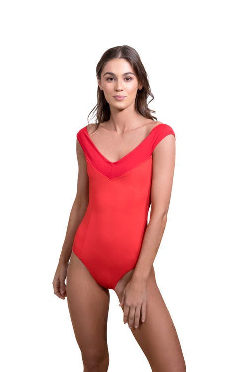 Tabacaru Serena One-piece Swimsuit In Red