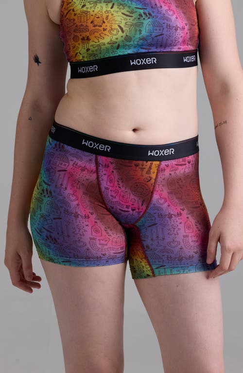 Woxer Baller Ultra-soft 5-inch Boxer Briefs In Multi