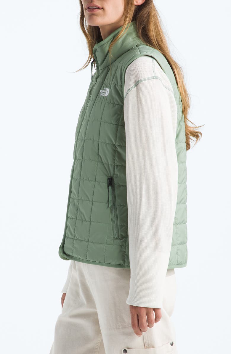 The North Face Junction Quilted Heatseeker Eco Vest, Alternate, color, Slate Moss