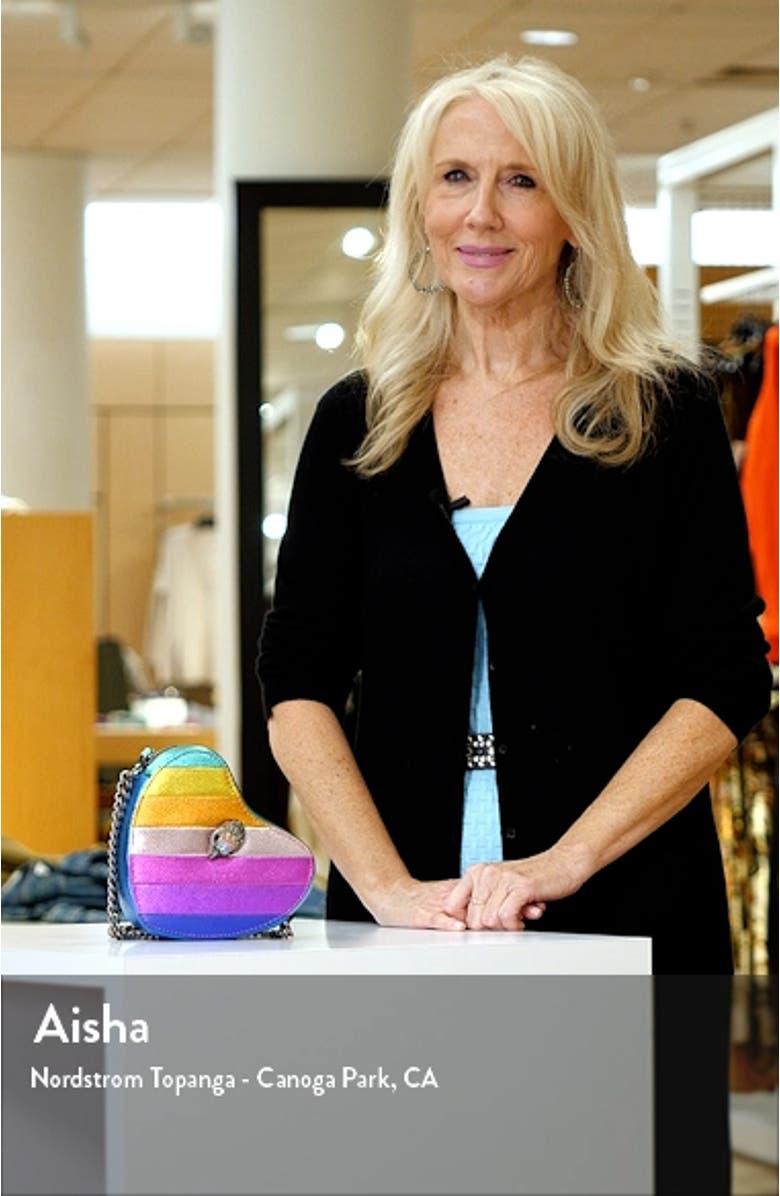 Rainbow Shop Mini Kensington Heart Crossbody Bag, sales video thumbnail