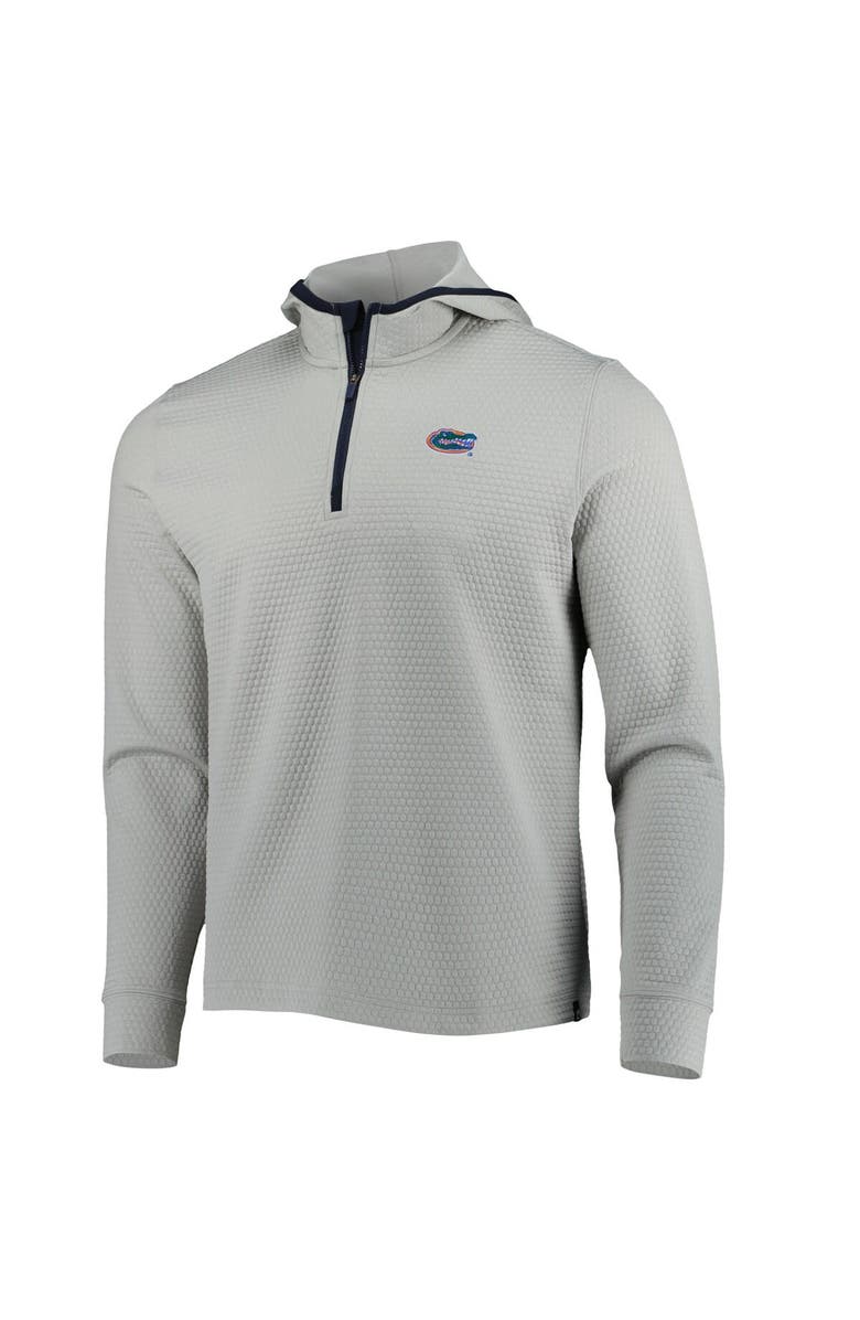 Southern Tide Men's Southern Tide Gray Florida Gators Scuttle Quarter-Zip Hoodie, Alternate, color, 