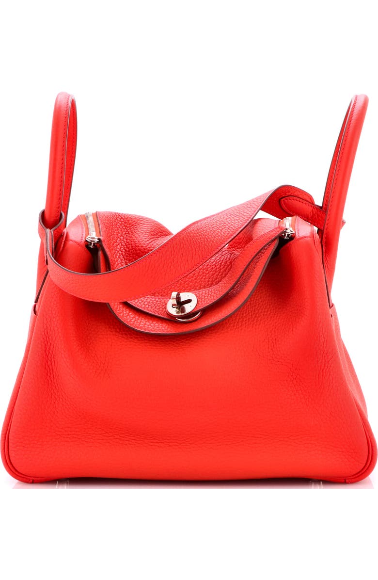 Pre-Owned Hermes Lindy Bag Clemence 30, Main, color, Geranium