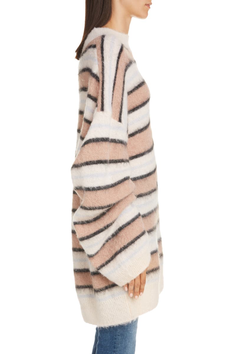 Acne Studios Karalynn Stripe Oversize Sweater, Alternate, color, 