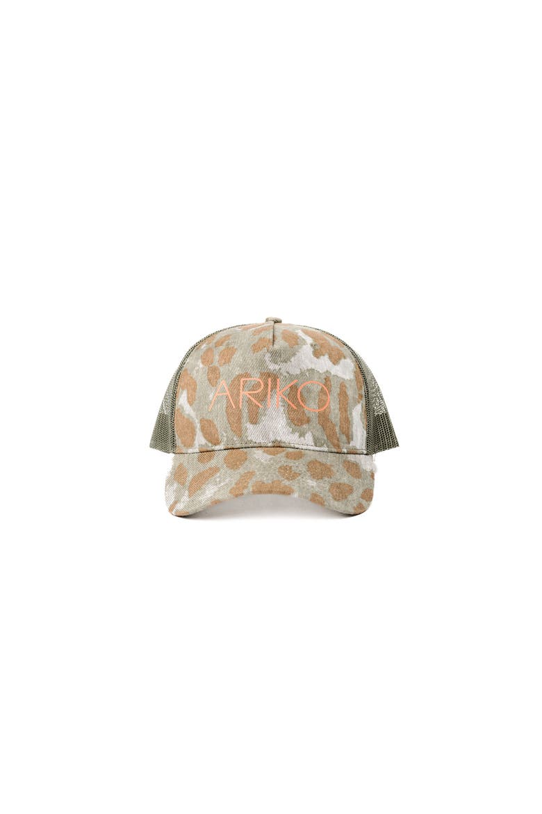 Camo Surf Trucker hat, Main, color, Leopard Camo