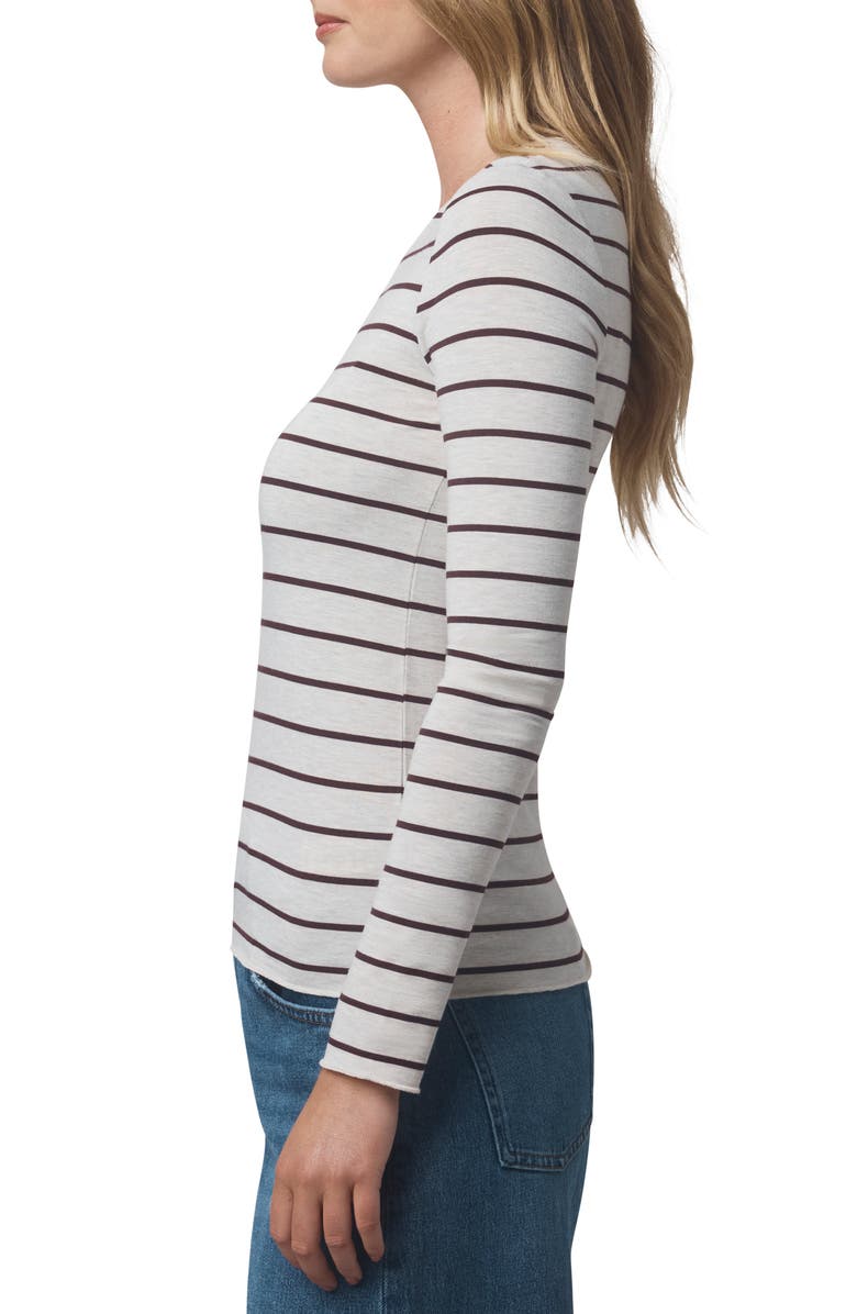 Splendid Stripe Long Sleeve Tee, Alternate, color, P Ok H/Lt Cdr H