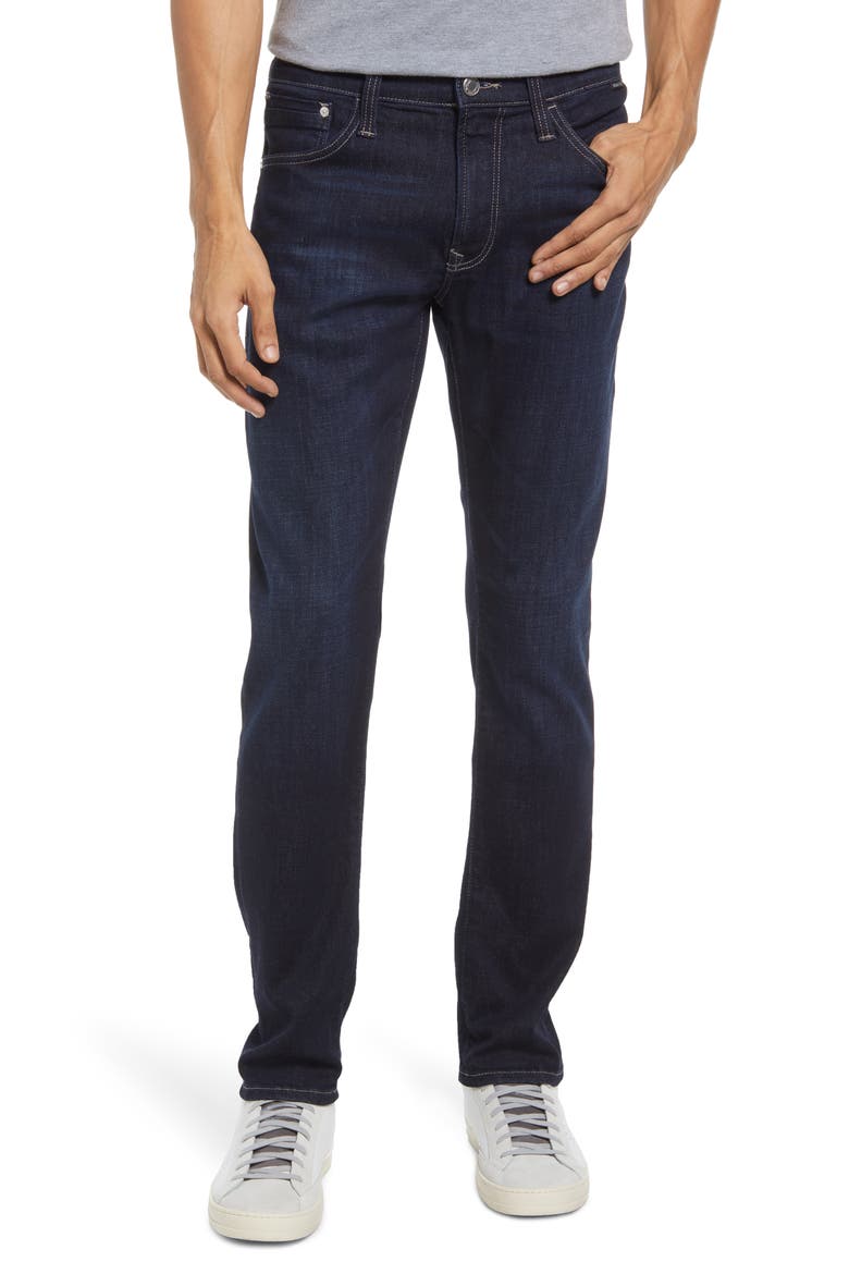 Jake Slim Fit Jeans, Main, color, BRUSHED FEATHER BLUE