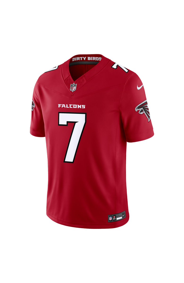 Nike Men's Nike Bijan Robinson Red Atlanta Falcons Vapor F.U.S.E. Stitched Limited Jersey, Alternate, color, Red