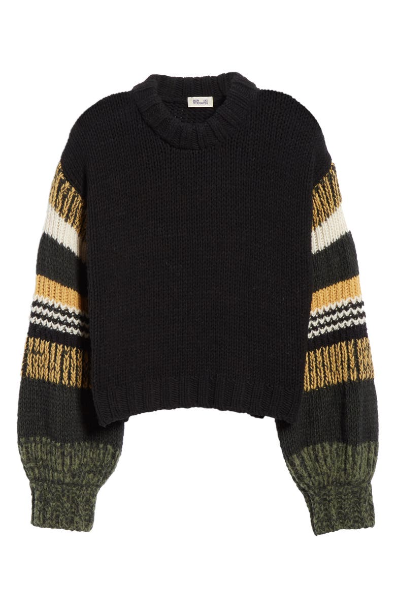 Baum und Pferdgarten Claudine Stripe Sleeve Sweater, Alternate, color, 