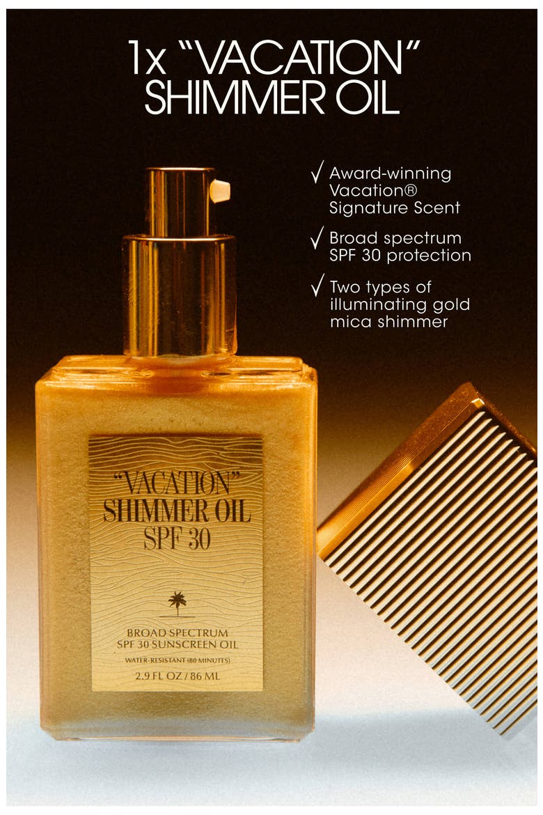 Shimmer Oil SPF 30 Sunscreen Duo $68 Value, Alternate, color, NO COLOR