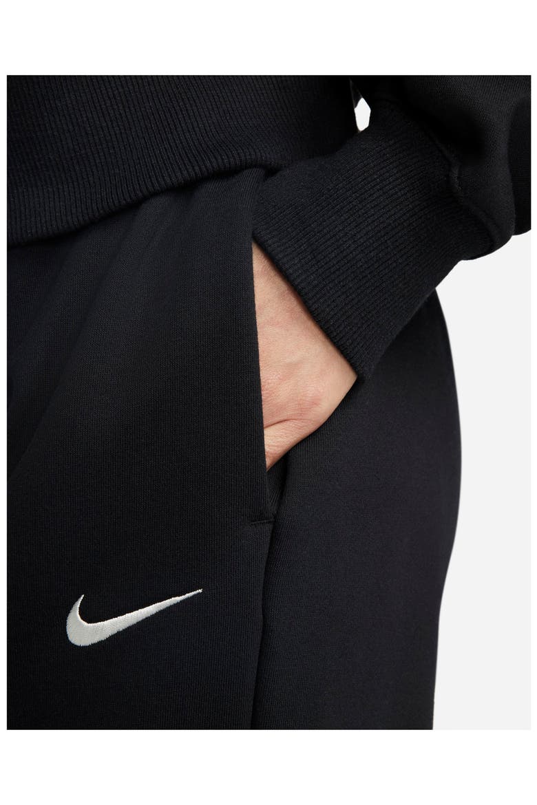 Sportswear Phoenix Fleece Crop Sweatshirt, Alternate, color, 010 010 BLACK/SAIL