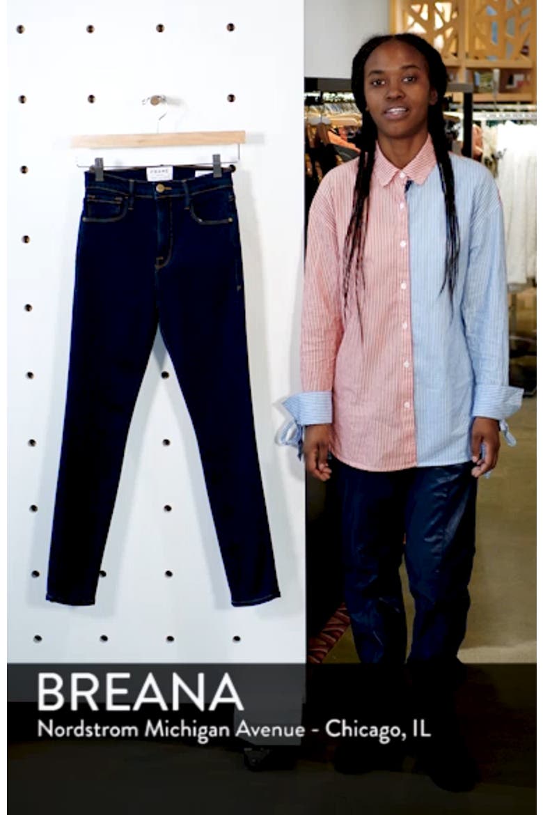 Ali High Waist Cigarette Skinny Jeans video
