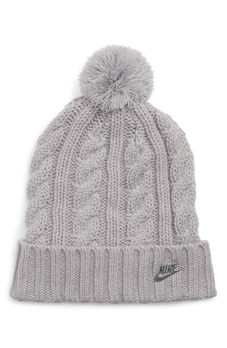 Nike Sportswear Beanie with Removable Pom, Main, color, 