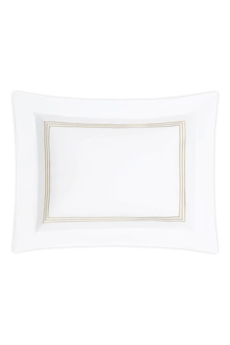 Bel Tempo Pillow Sham, Main, color, ALMOND