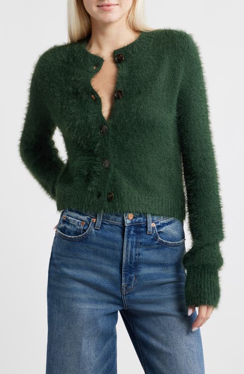 Fuzzy Cardigan