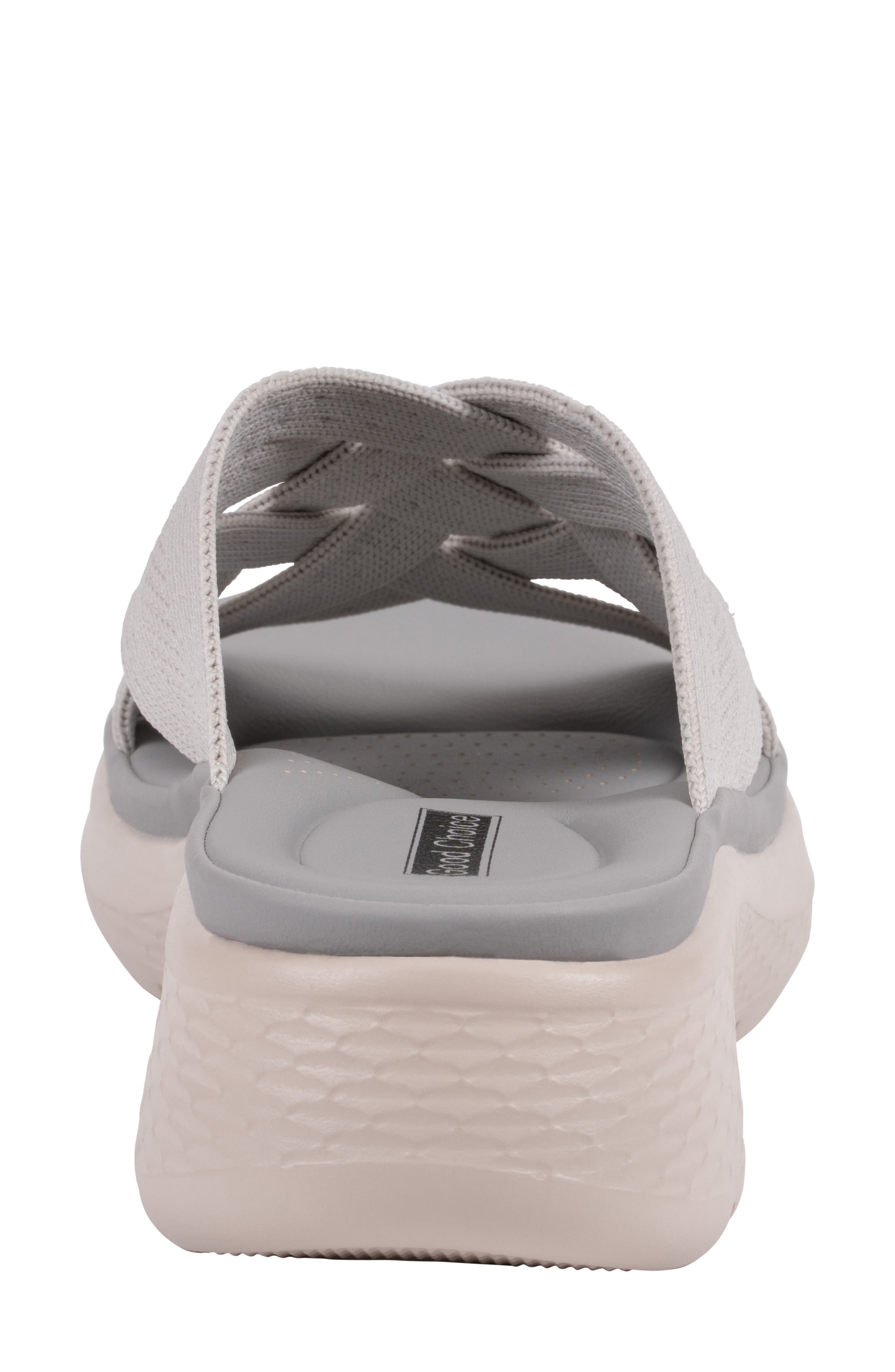GOOD CHOICE NEW YORK Sellena Slide Sandal, Alternate, color, Grey