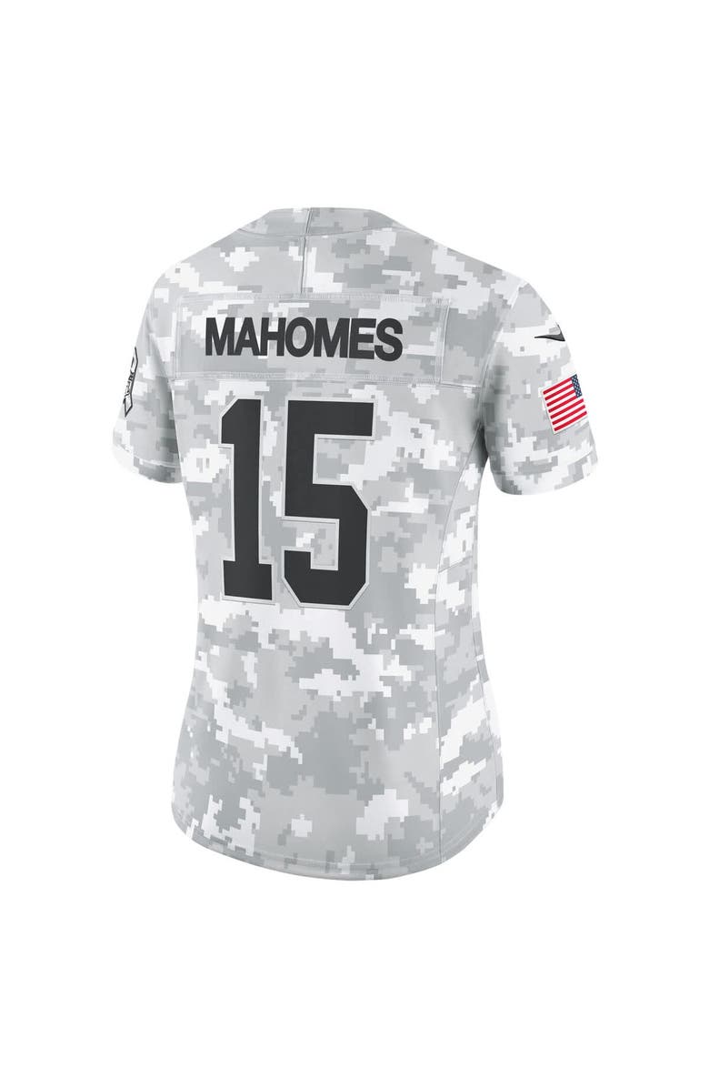 Nike Women's Nike Patrick Mahomes Arctic Camo Kansas City Chiefs 2024 Salute to Service Limited Jersey, Alternate, color, 