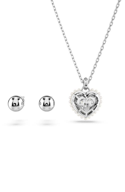 Swarovski Idyllia Stud Earrings & Necklace Set