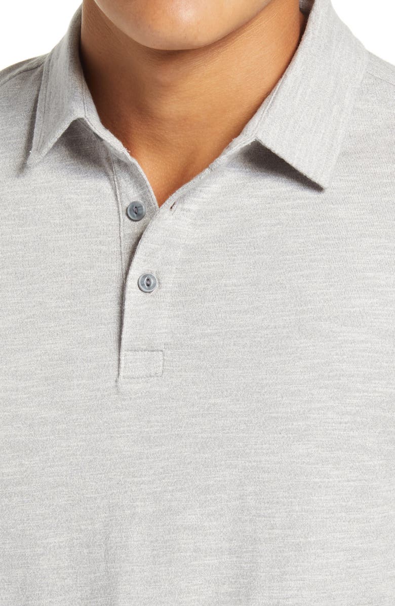 1901 Marled Short Sleeve Cotton Polo, Alternate, color,