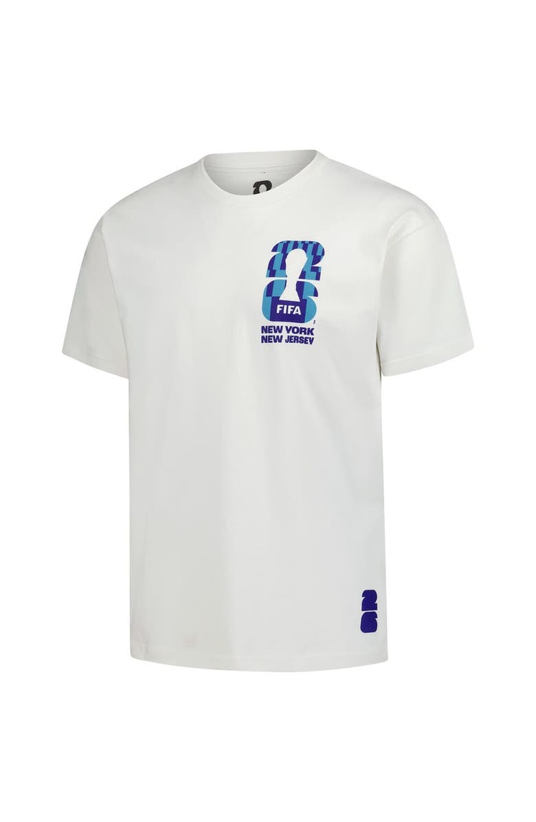 Outerstuff Men's Outerstuff Cream 2026 FIFA World Cup New York Host City Local Oversized T-Shirt, Alternate, color,