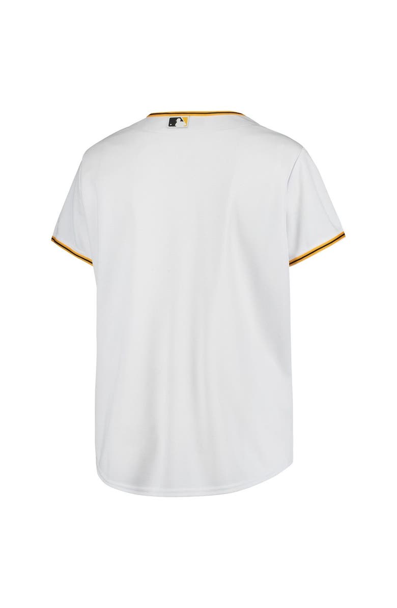 PROFILE Women's White Pittsburgh Pirates Plus Size Home Replica Team Jersey, Alternate, color,