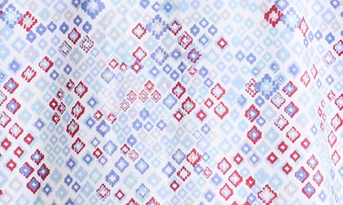 Robert Graham Watkins Geo Print Polo In Blue