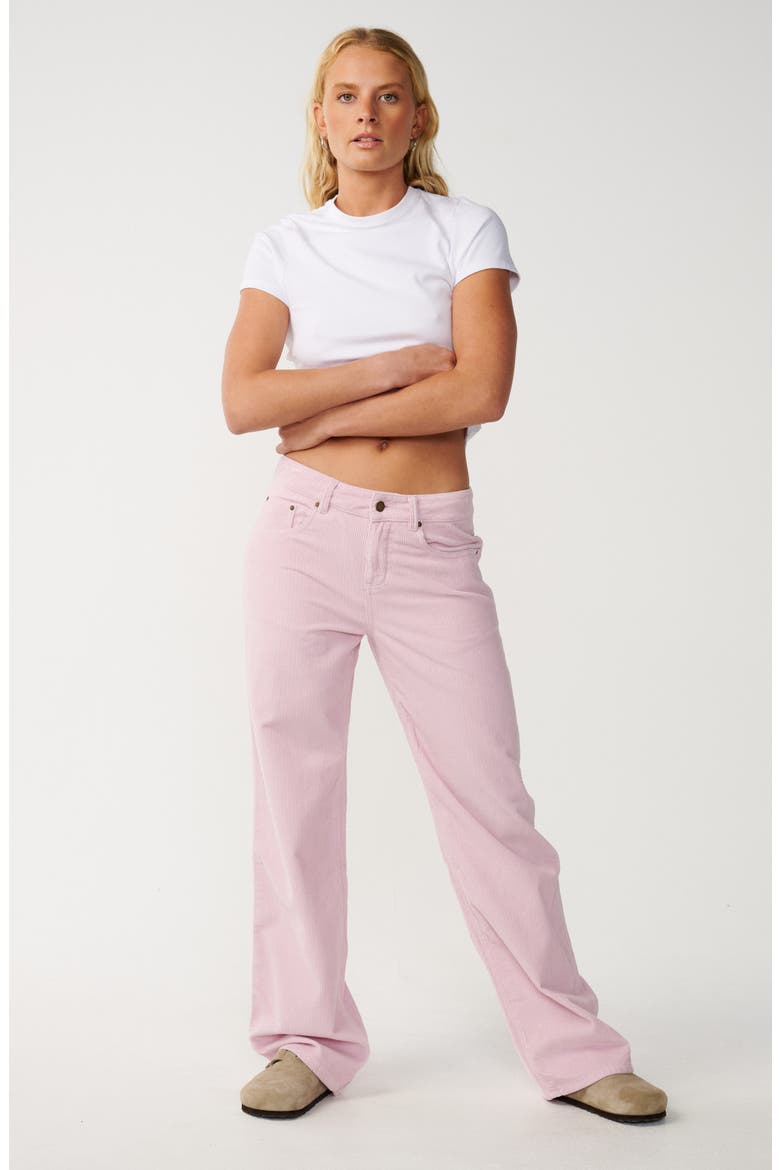 Aggie Relaxed Corduroy Pants, Alternate, color, LIGHT LILAC