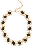 SAACHI Stone Framed Collar Necklace