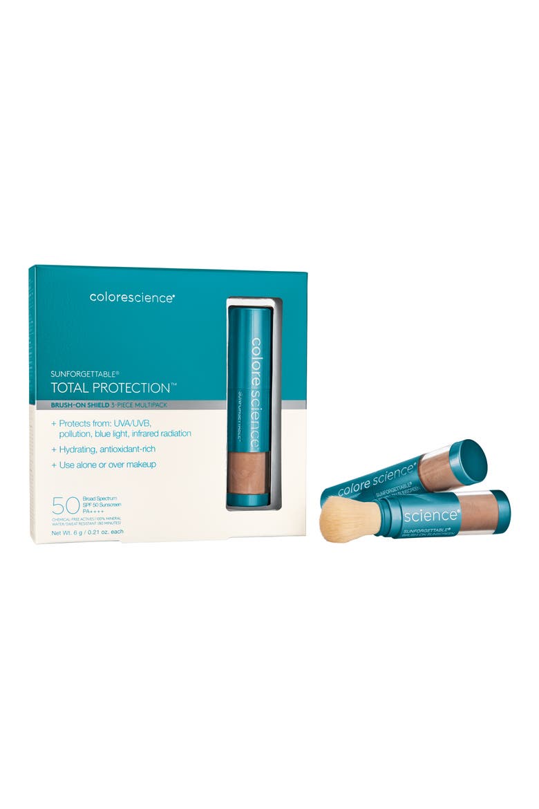 ® Sunforegettable® Total Protection Brush-On Sunscreen SPF 50, Main, color, DEEP