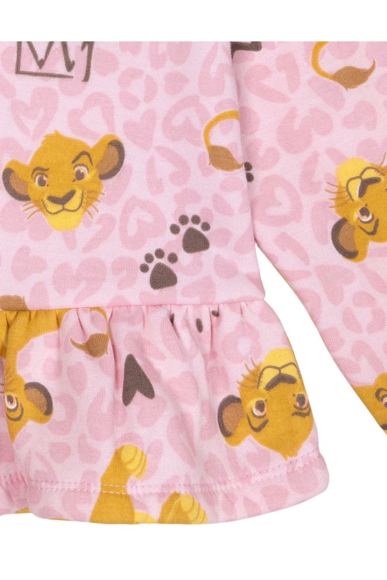 Lion King Simba Fleece 2-Piece Sweatshirt and Pants Set, Alternate, color, Blush Simba
