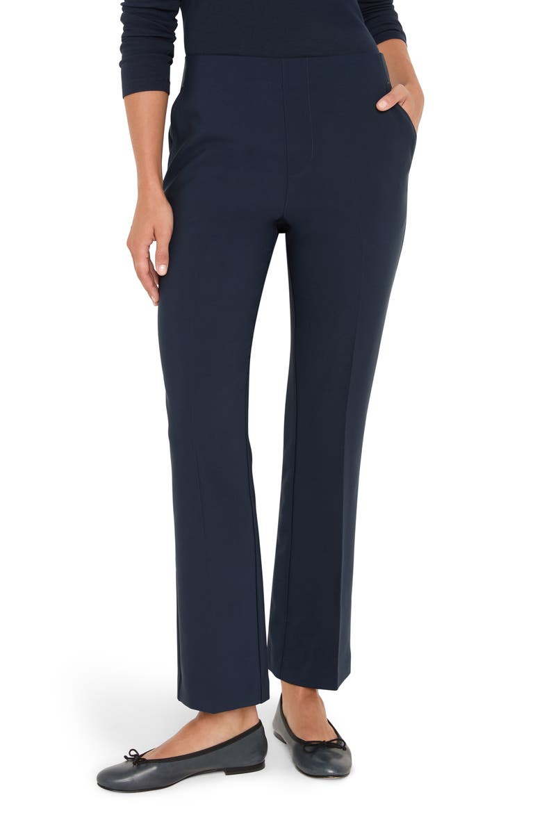Plaza Pull-On Bootcut Pants, Main, color, DARK INDIGO