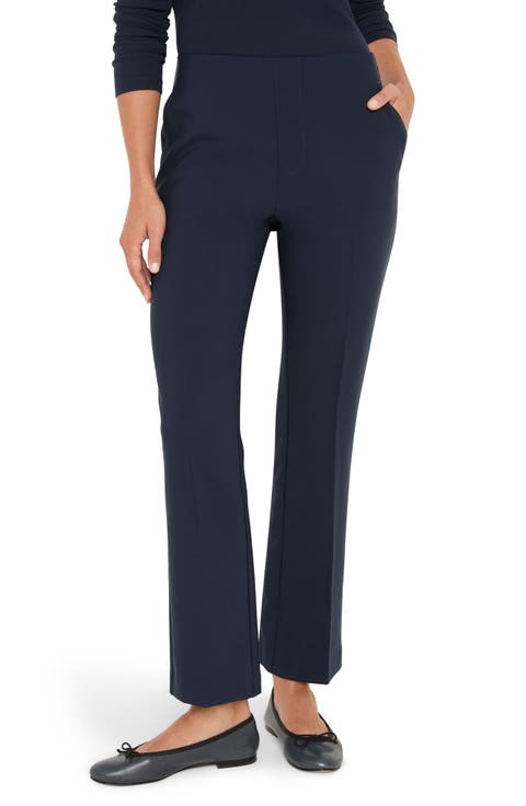 Plaza Pull-On Bootcut Pants (Petite)