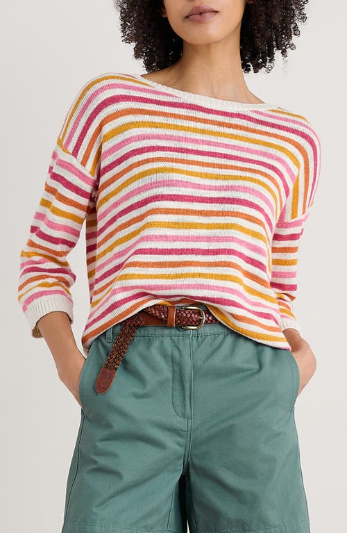 Seasalt Cornwall Knavock Stripe Organic Cotton & Linen Sweater