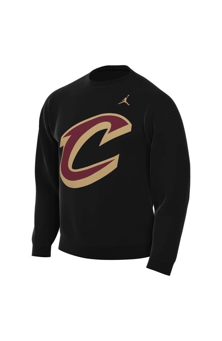 Jordan Brand Men's Jordan Brand Black Cleveland Cavaliers Statement Edition Sweatshirt, Alternate, color, Black