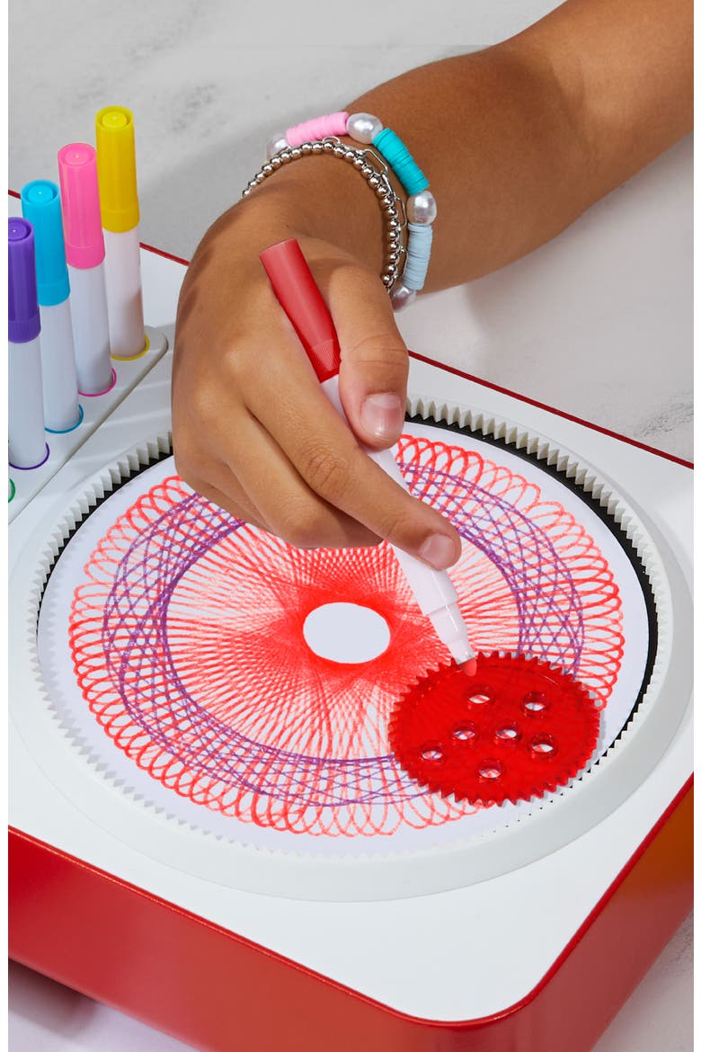 Spin & Twist 3D Art Toy, Alternate, color, RED