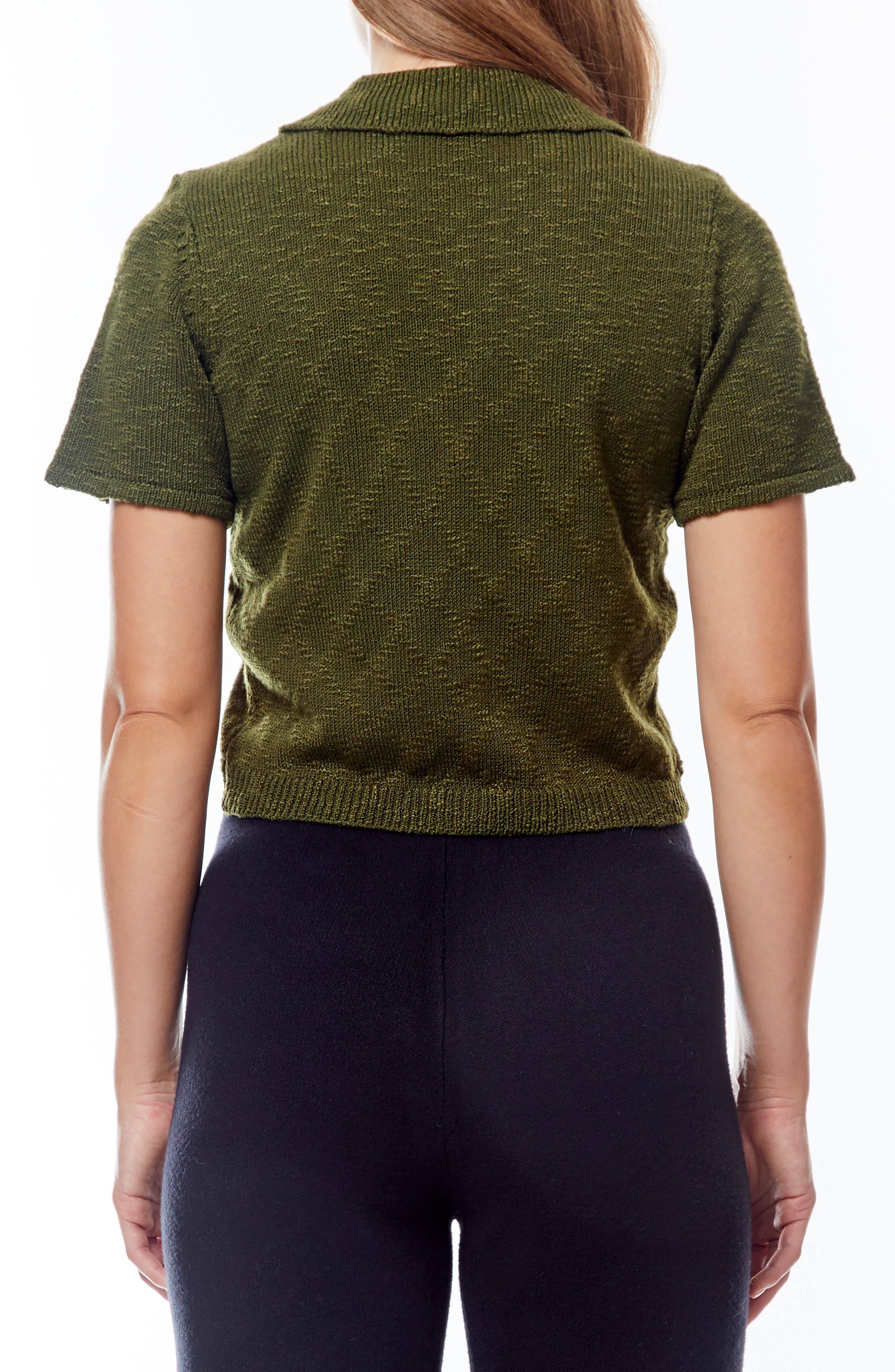 Arizona Short Sleeve Crop Cardigan - image 4