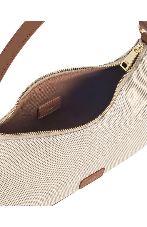 Jw Pei Lily Canvas Shoulder Bag In Brown