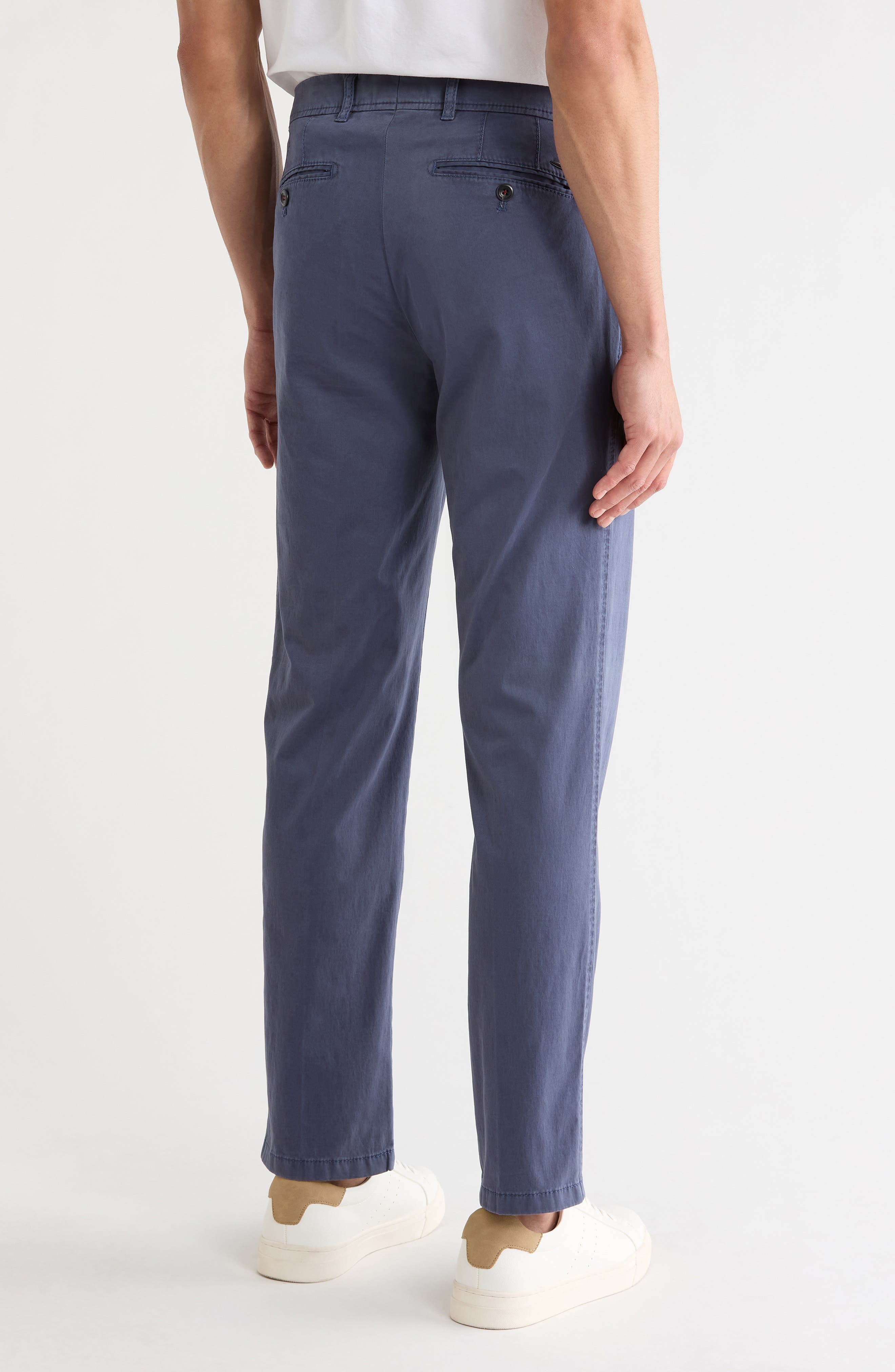 Evans Regular Fit Flat Front Chino Pants - image 4
