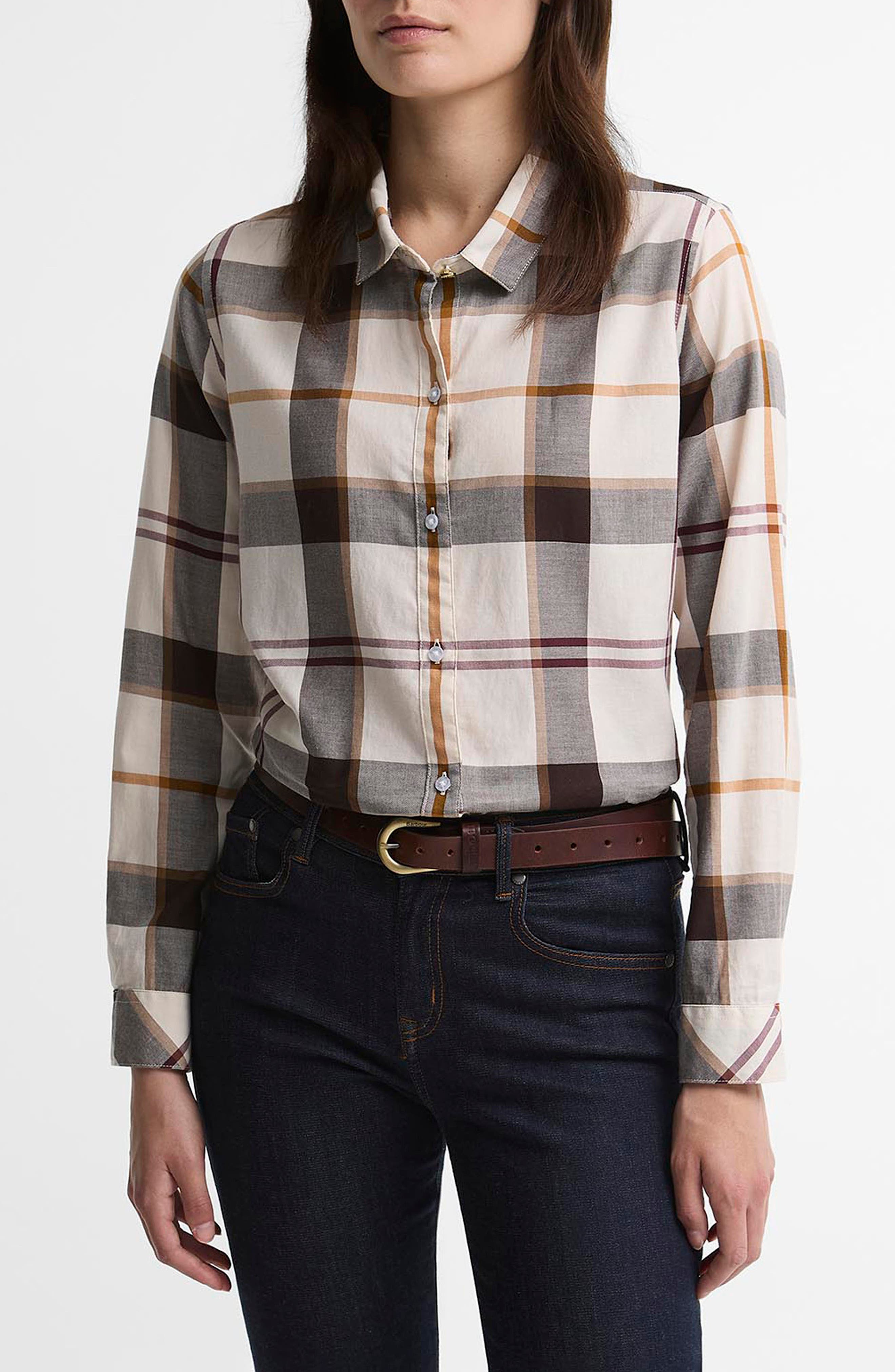 selected ECRU MUTED TARTAN
