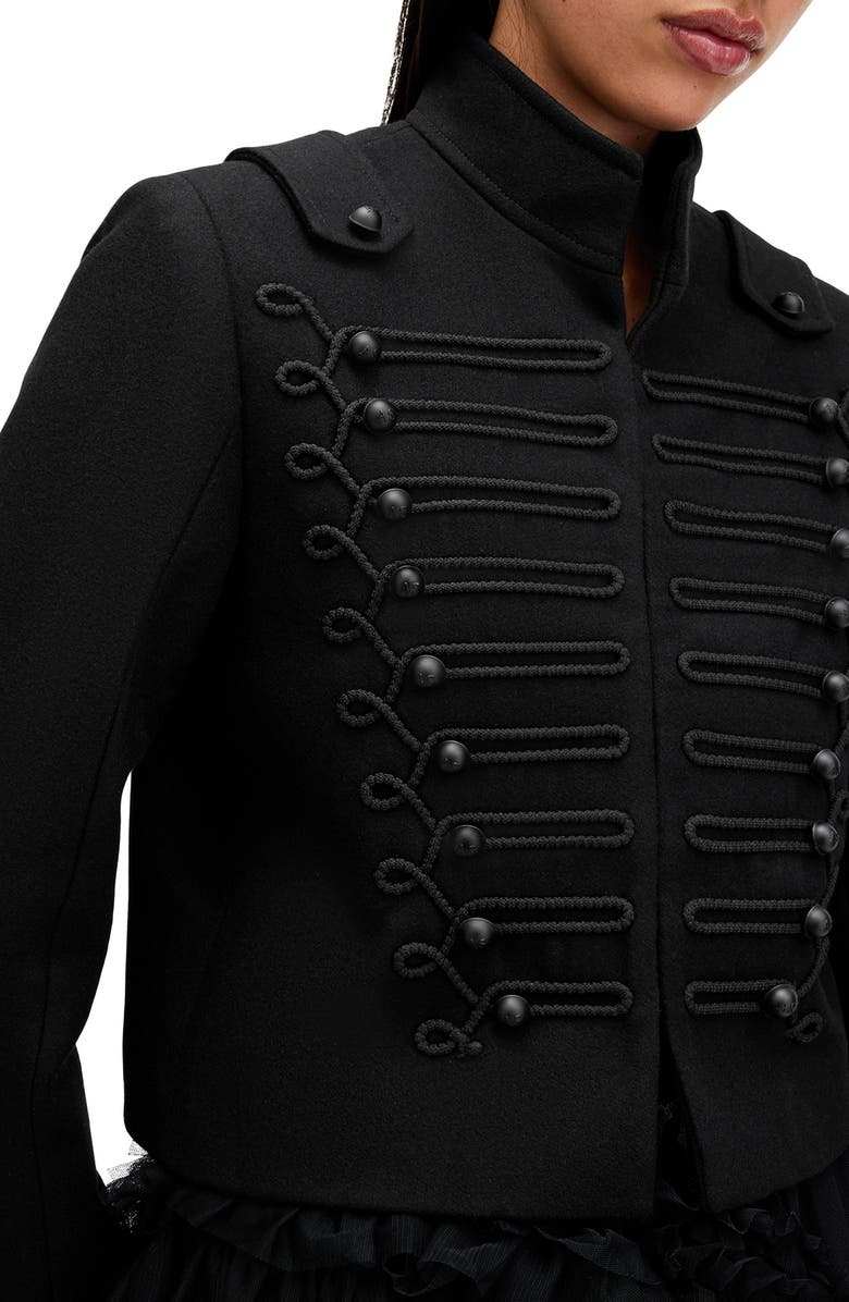 AllSaints Rummy Double Breasted Wool Blend Jacket, Alternate, color,