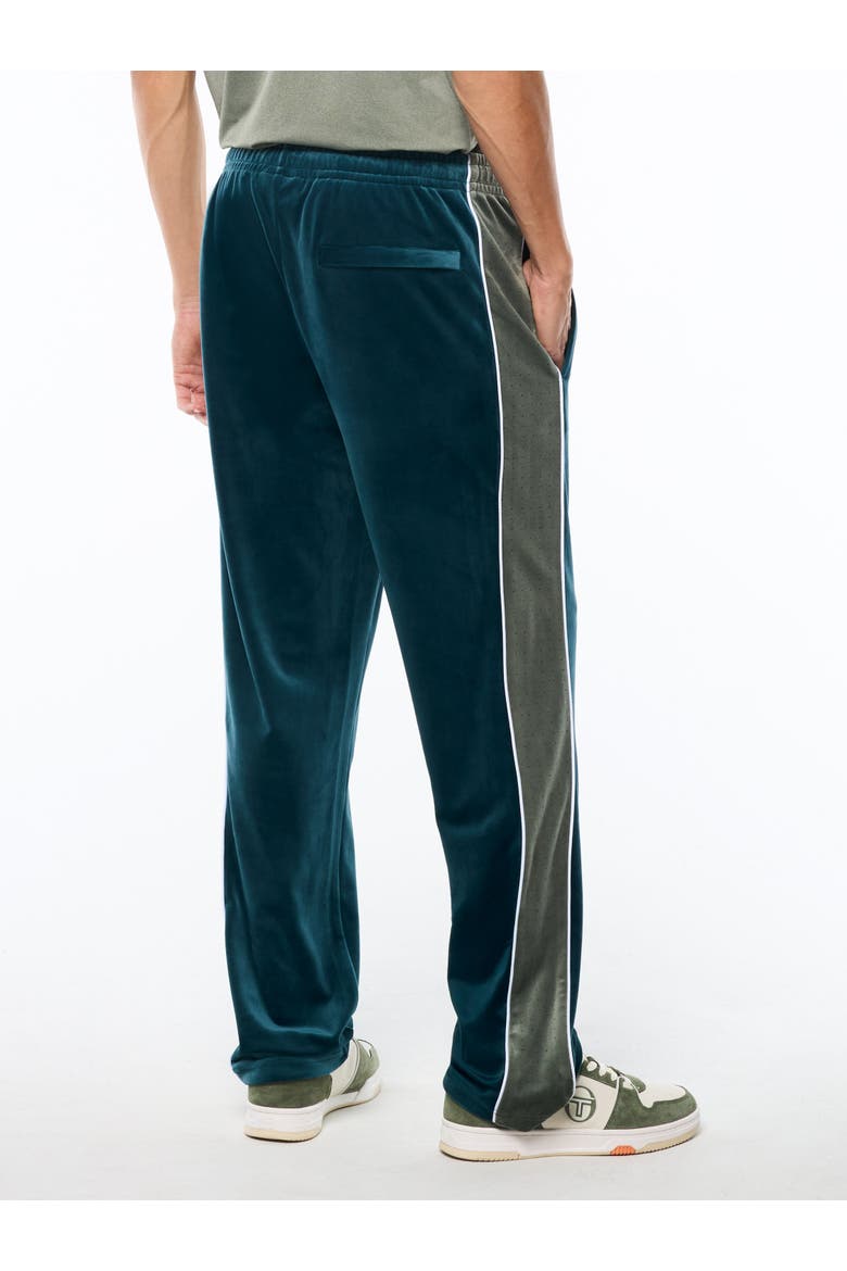 Forato Velour Track Pant, Alternate, color, MEDITERRANEA
